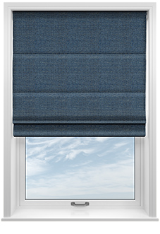 Jakarta, Blue Agate - Motorised Roman Blind